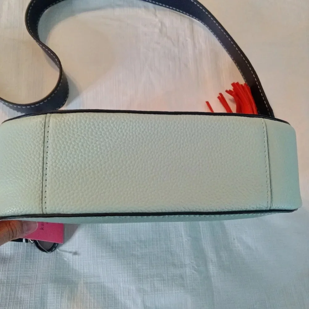 Kate Spade Anyday Crossbody Blue Green Leather Purse NWT